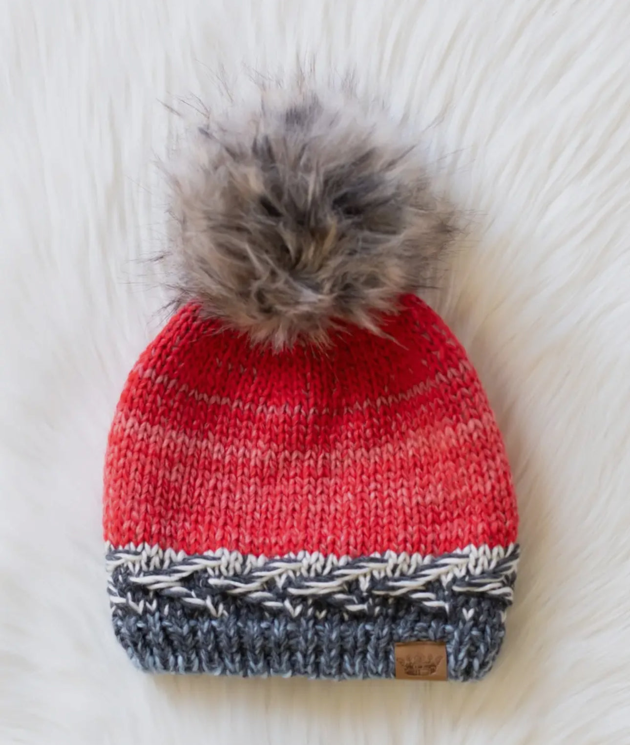 Red and Gray Hat