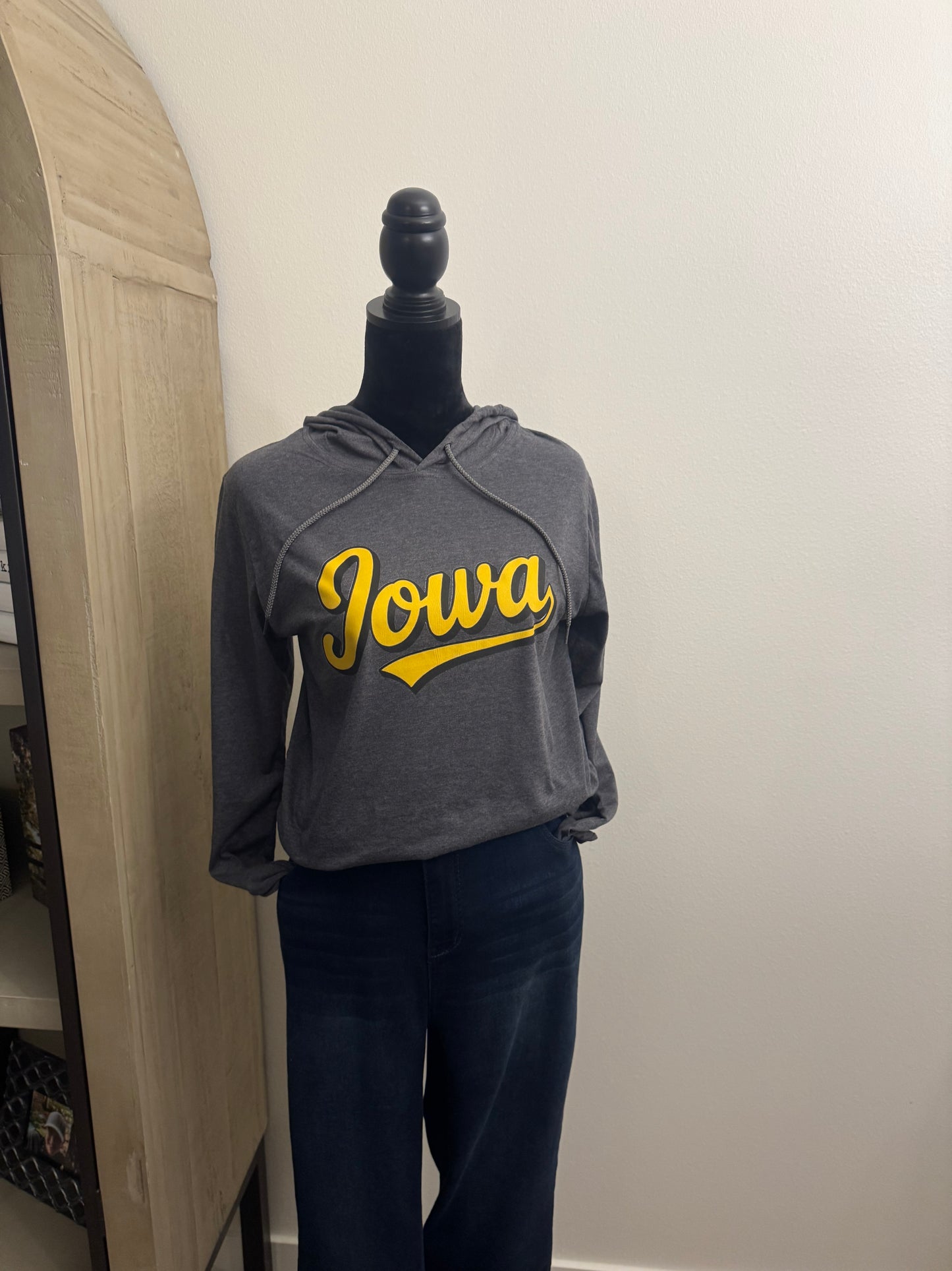 Iowa Long sleeve Hoodie Tee