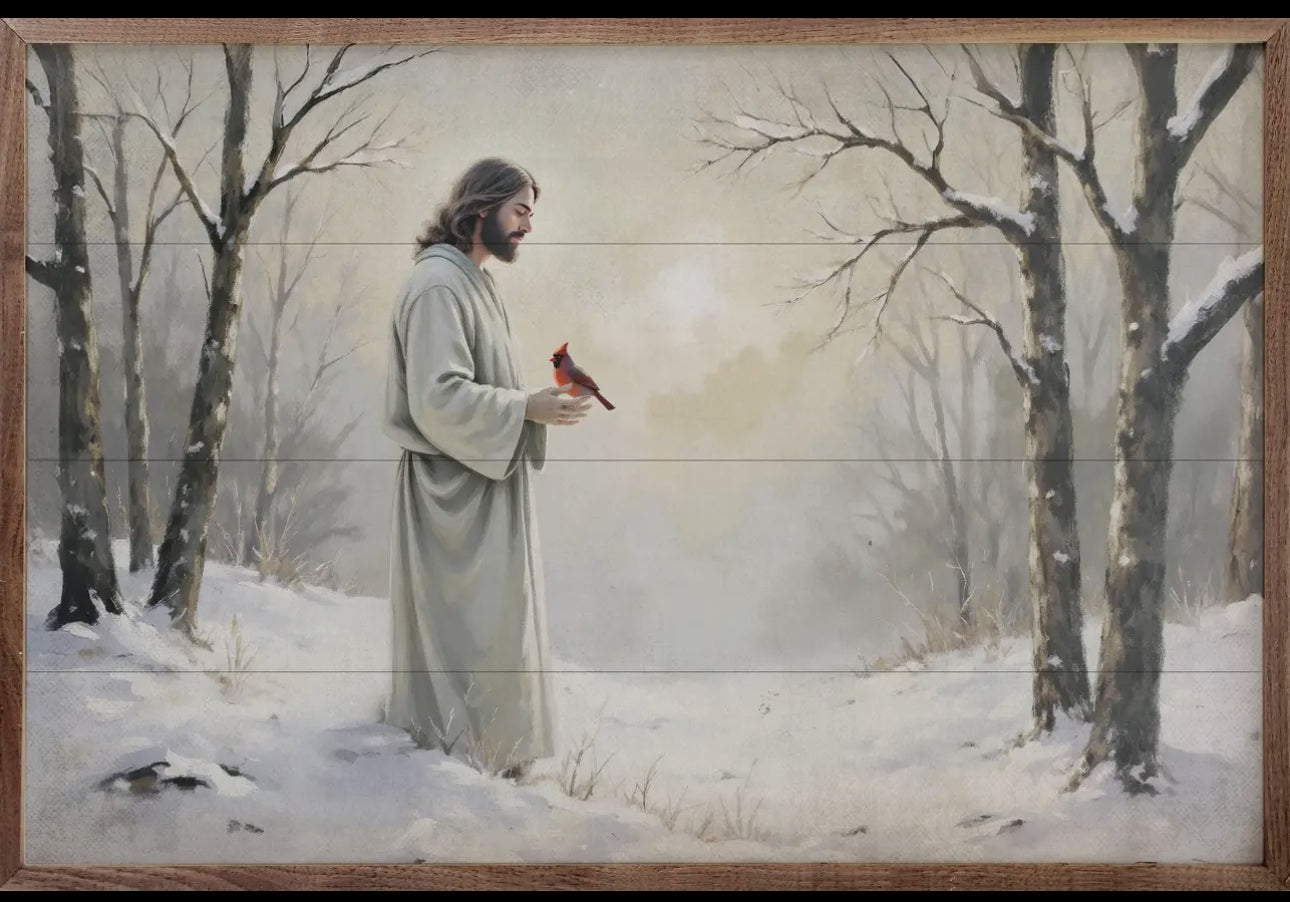 Jesus with Cardinal (Pick up only)