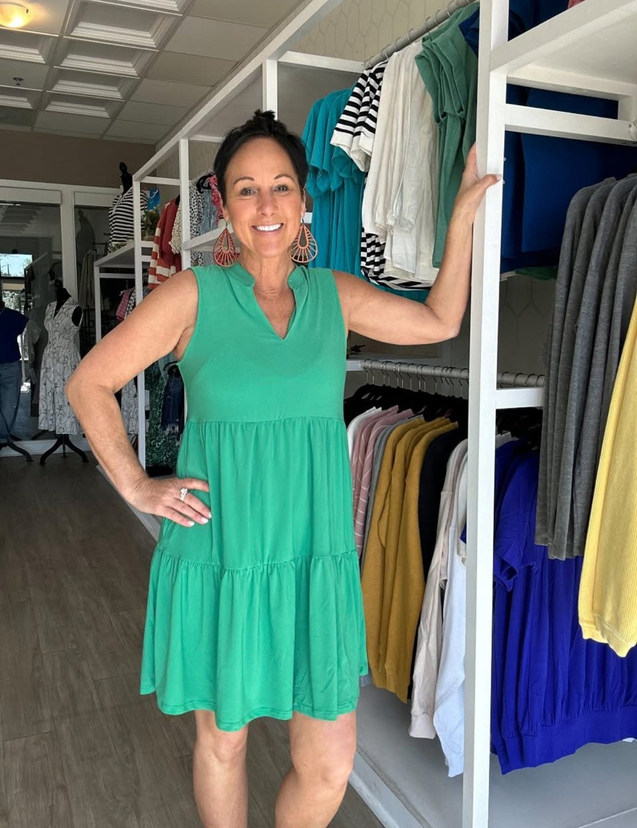Kelly Green Dress