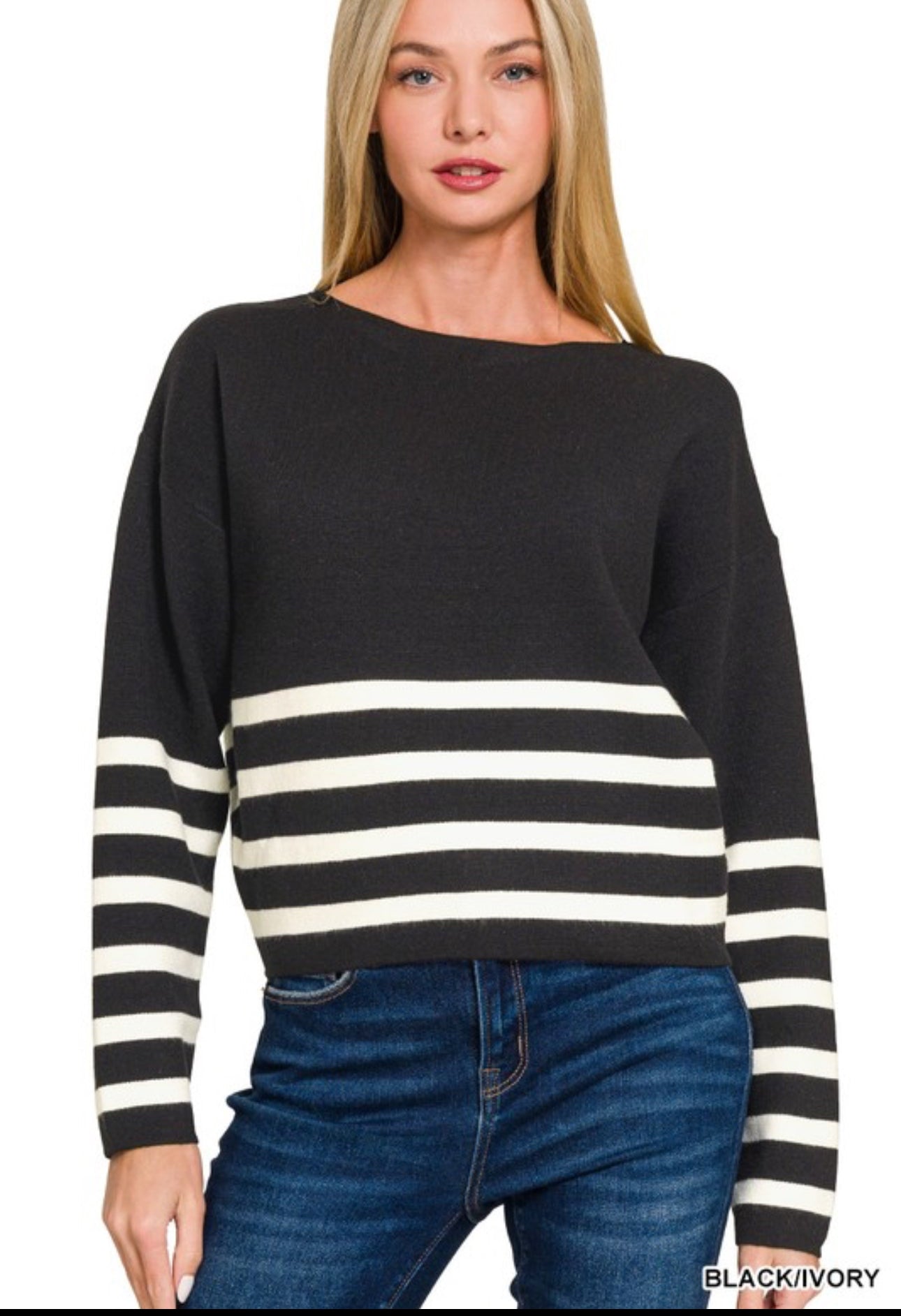 Black & White Sweater