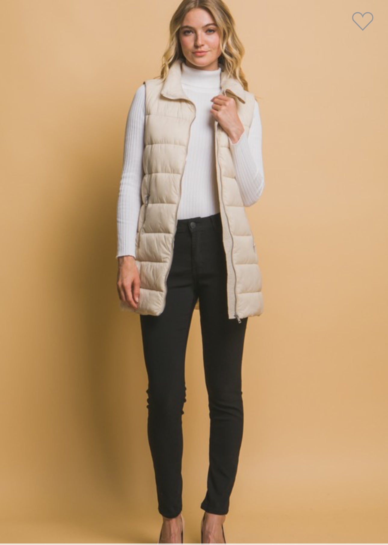 Ivory Vest Final Sale