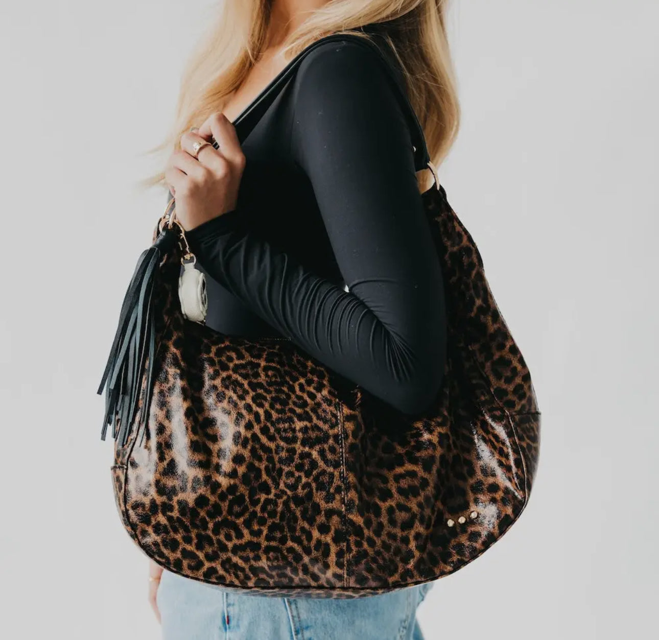 Leopard Hobo Bag