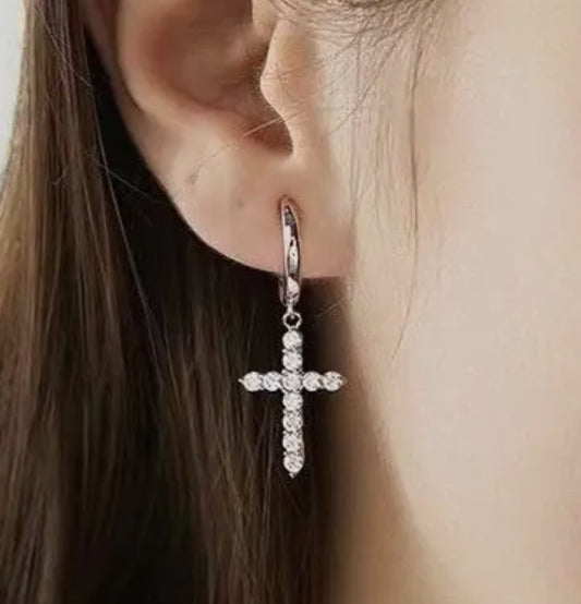 Silver Crosses with stones