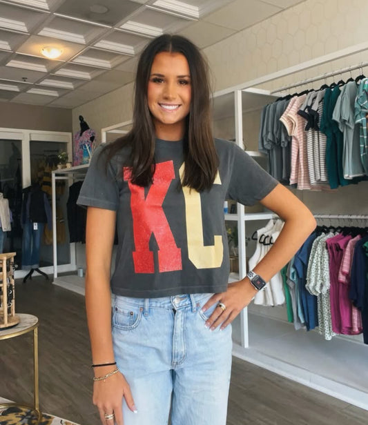 Cropped KC tee