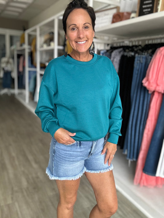 Teal Scuba Sweatshirt