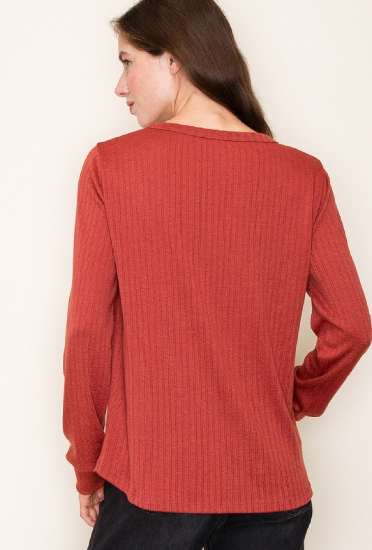 Rust Soft Pullover