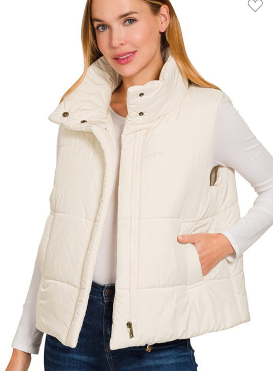 Cream Vest