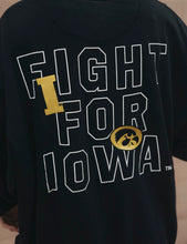 Load image into Gallery viewer, Iowa Hawkeyes Double Sided Fight for Iowa Oversized Sweatshirt
