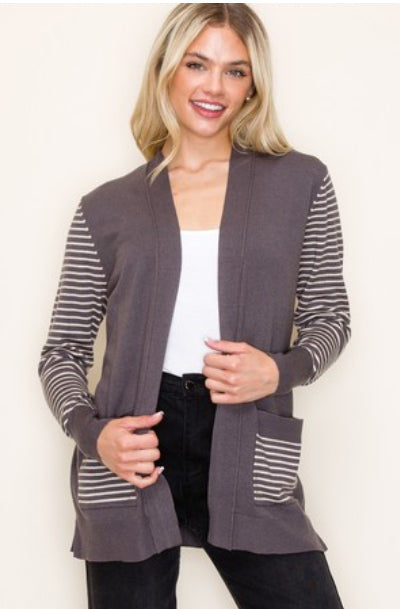 Gray Cardigan