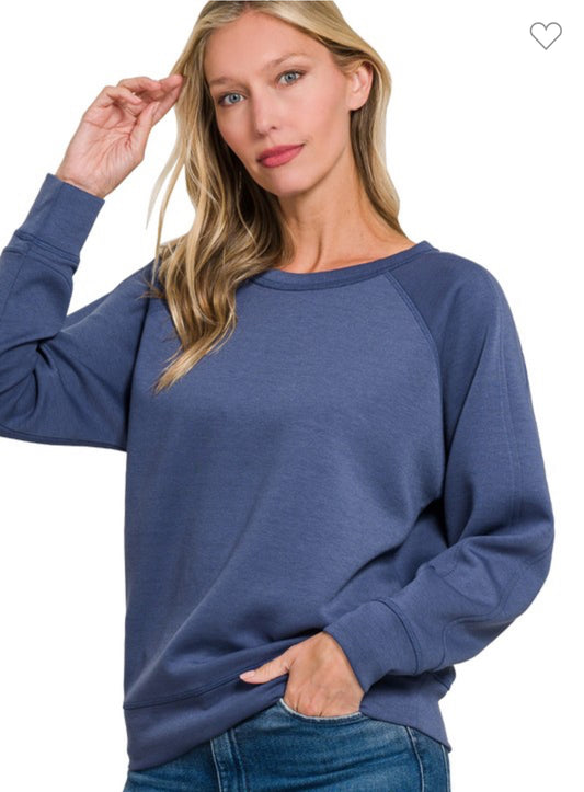 Blue Scuba Sweatshirt