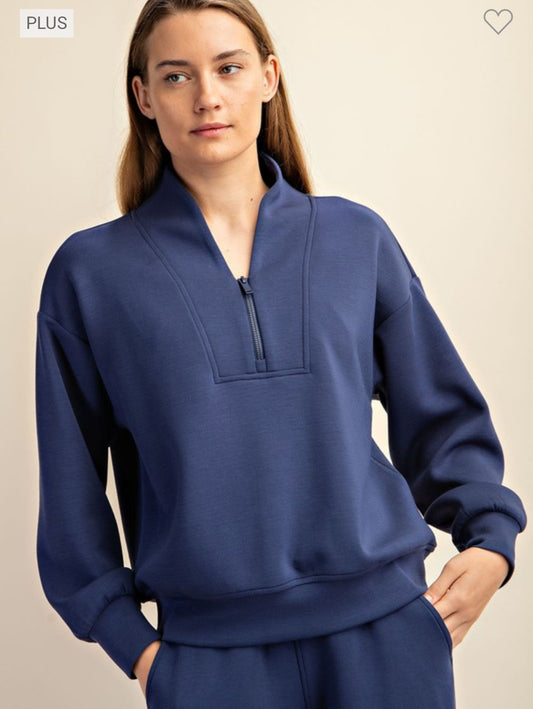 Plus Size Midnight Pullover