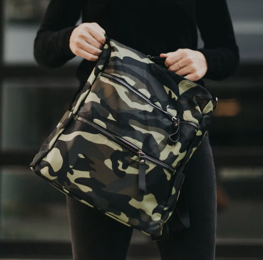 Green Camo Backpack