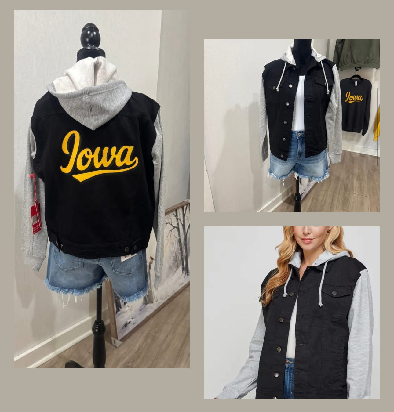 Black Iowa Jacket