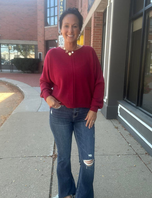 Wine Sweater