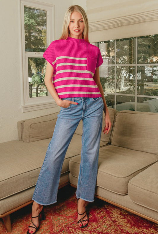 Final Sale Zenana Straight Leg Medium Wash