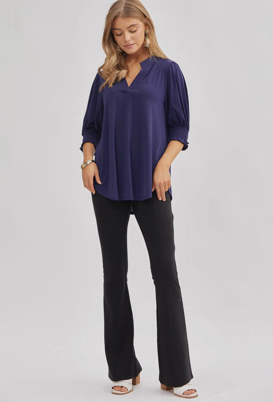Navy Lizzie Shirt