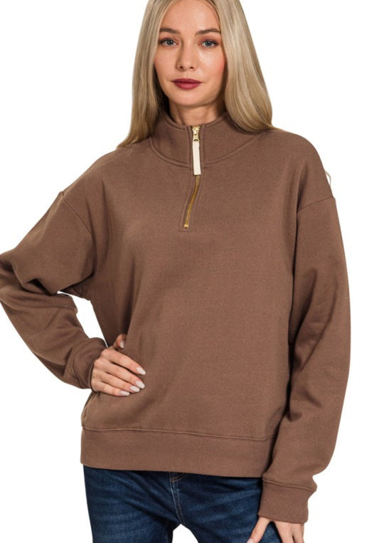 Quarter Zip Sweatshirt