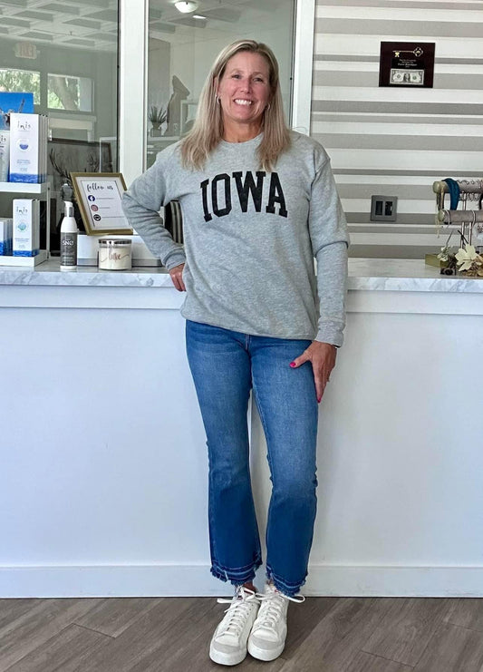 Gray Iowa Sweatshirt