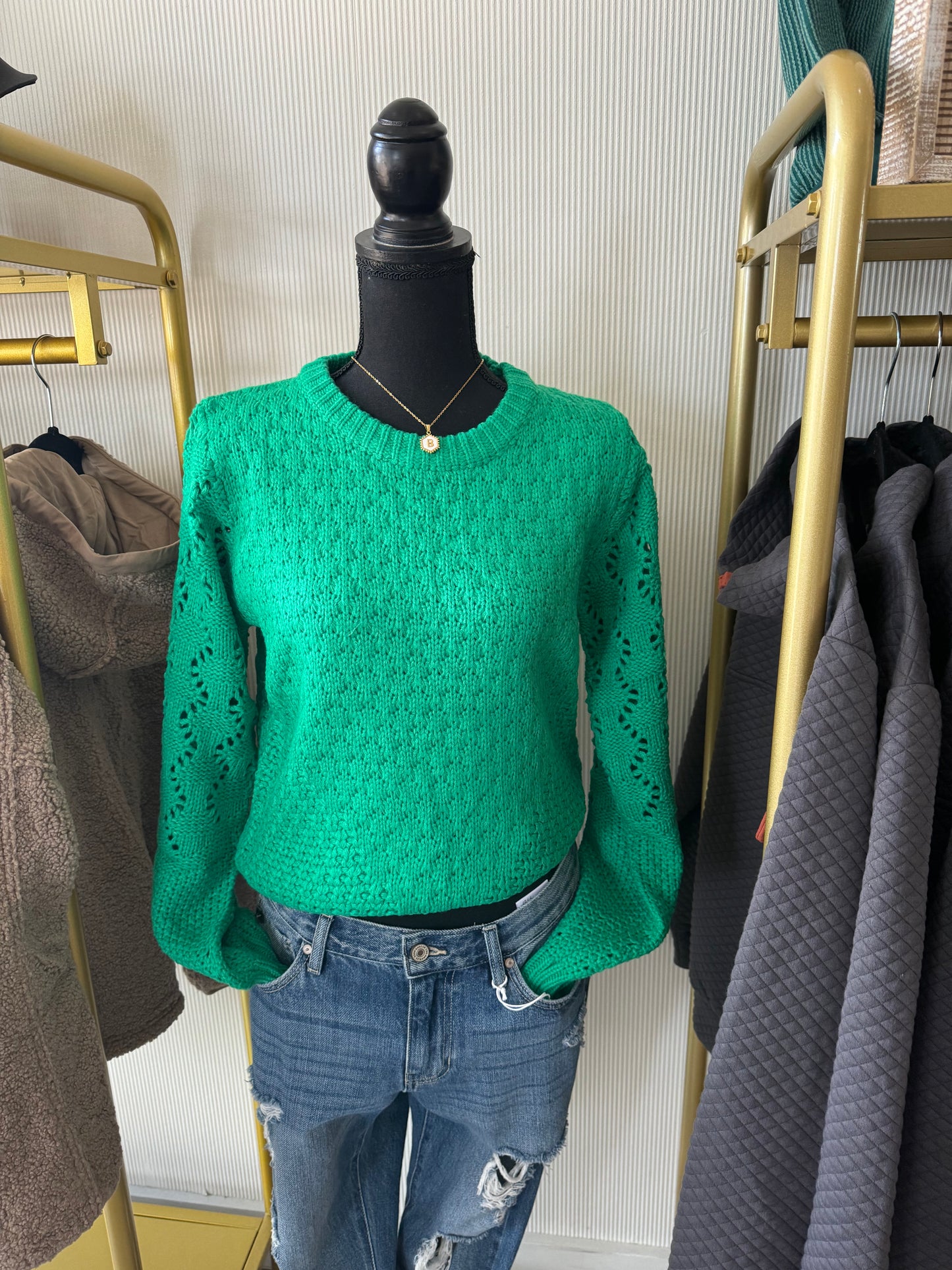 Clover Green Sweater