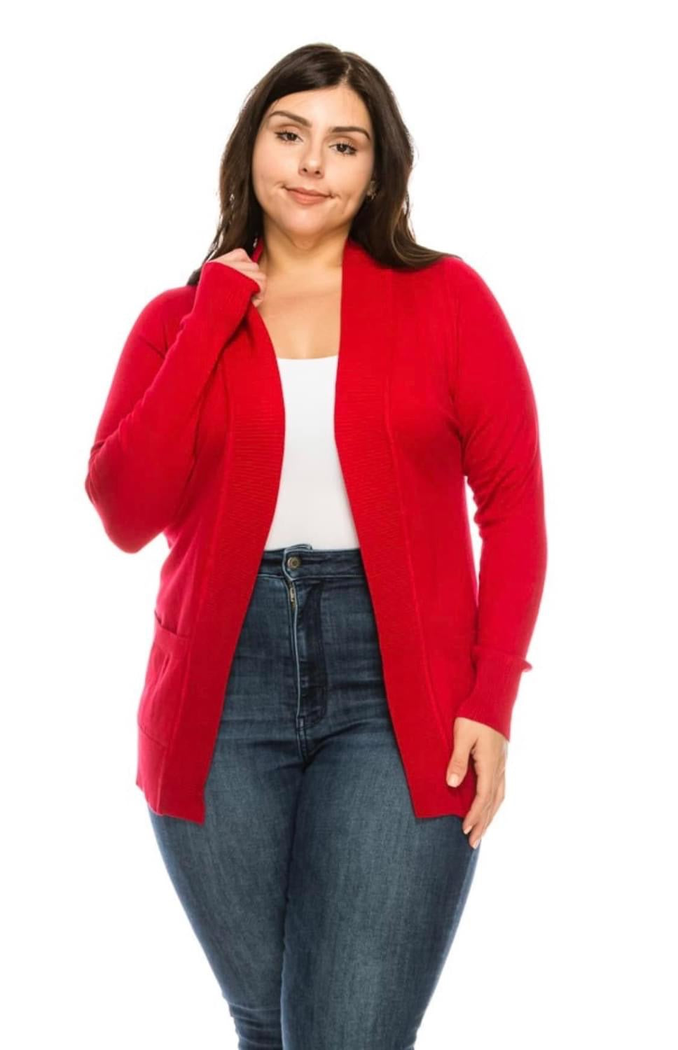 Luxe Red Cardigan