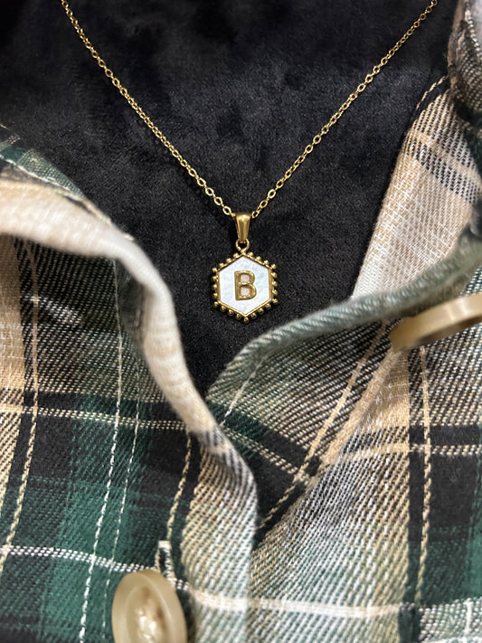 Initial B Necklace