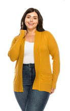 Load image into Gallery viewer, Luxe Mustard Cardigan
