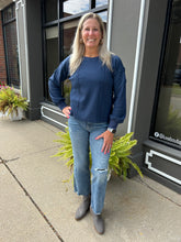 Load image into Gallery viewer, Navy Top
