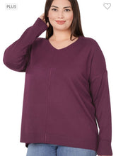 Load image into Gallery viewer, Eggplant Sweater
