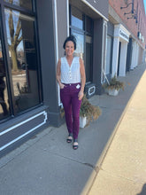 Load image into Gallery viewer, Plum Colored Jeans
