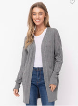 Load image into Gallery viewer, Gray Cardigan
