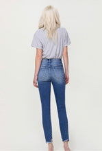 Load image into Gallery viewer, Vervet High Rise Ankle Skinny with Uneven Hem Detail
